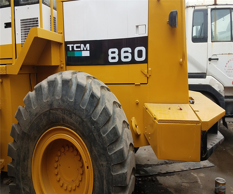 Bouwwerk Frontloader Gebruikt Cat 950h 966H 980H 980G 980F Wielloader met CAT 860