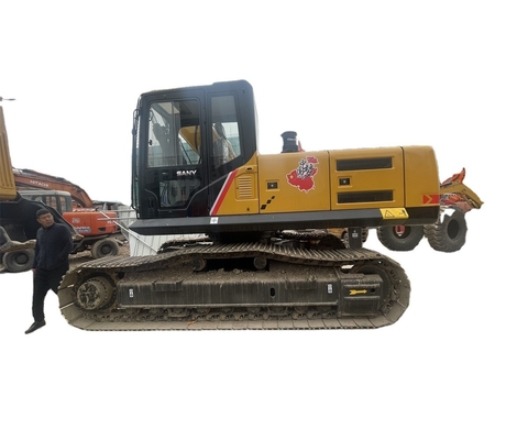 Sterke energie Sany SY335H Gebruikte graafmachine Aarde bewegende machine 33,5 ton Hydraulische klep