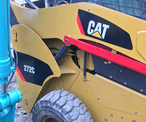 Topprestaties 55 kW Gebruikte laadmachine CAT272C met een machinegewicht van 16000 16100 kg