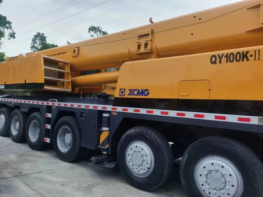 MOOG Hydraulische cilinder en Eaton Hydraulische pomp Gebruikte vrachtwagen kraan QY100K tegen betaalbare prijs