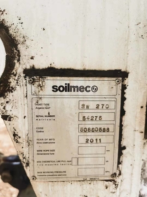 Boring Diameter 2,5m Soilmec SR-60 SR-65 SR-70 R-516 R-622 Rotary Rig Made in Italy