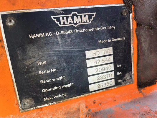 18000 KG Vibrator Roller HD110 HD128 HD138 HD90 Modellen uit Duitsland Gebruikt in Shanghai