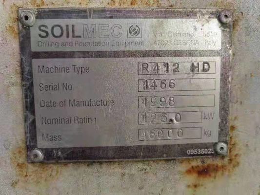 CAT-motor Italië Soilmec SR-60 SR-70 SR-80C R-516 R-622 R-412 RIG Gebruikte roterende boormachine