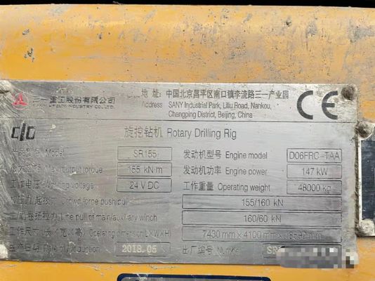 Soilmec SR-60 SR-65 SR-70 SR-80 SR-80C Rotary Rig voor energie-mijnbouw Boring Diameter 2,5m