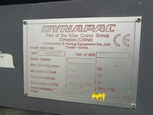 18000 kg Gebruikte asfaltpflaster Dynapac SD3030 SD2503 SD2530 Model XCM RP952 RP953 Pflaster