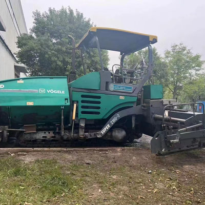 Max. Asfaltdikte 1000 mm Gebruikte asfaltasfalter VOGEL 1800-2 voor asfaltsnelheid 0-10 M/min