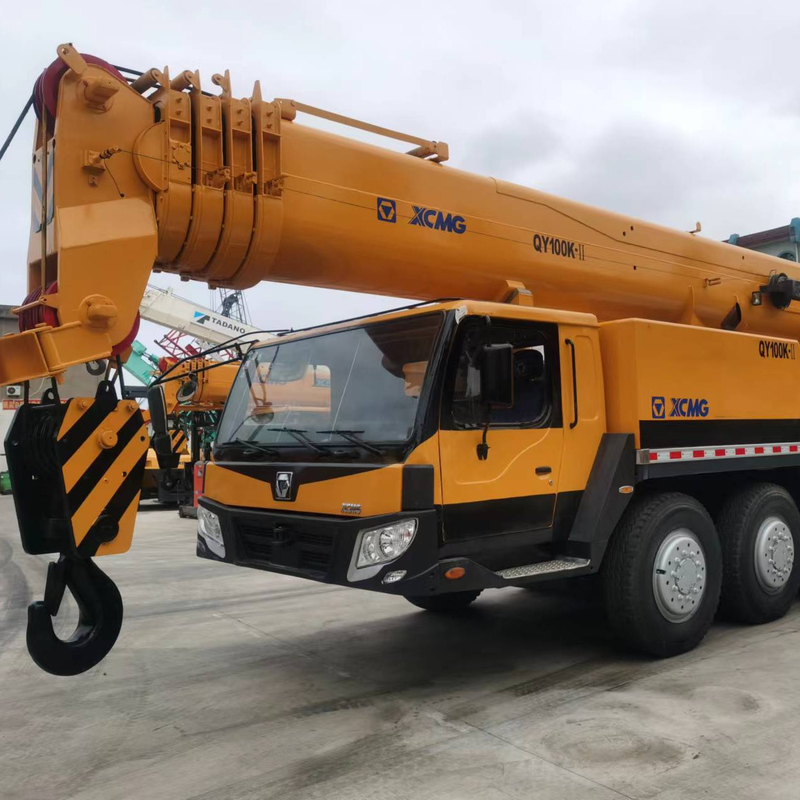 MOOG Hydraulische cilinder en Eaton Hydraulische pomp Gebruikte vrachtwagen kraan QY100K tegen betaalbare prijs