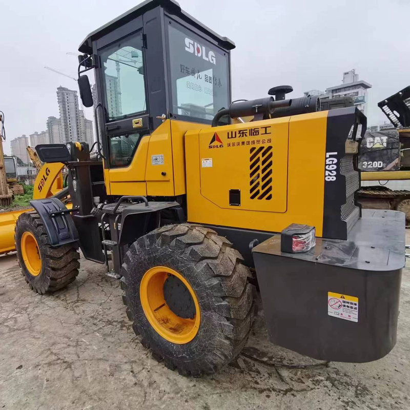 6000 6100 kg Gewicht van de machine SDLG LG928 Ladder voor de prestaties van de productie-installatie
