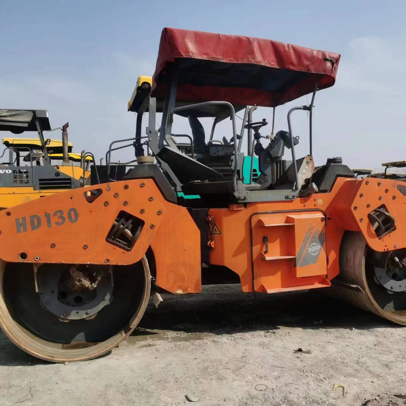 14200 KG Dubbeltrommelroller HD130 HD160 HD90 HD200 HD80 HD120 voor wegrehabilitatie