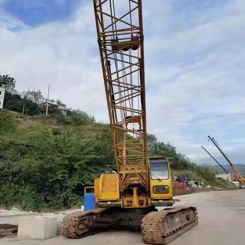 Gebruikte XCMG 55T 80T QUY55 QUY50-II QUY80 Crawler Crane met max. hefhoogte 50M