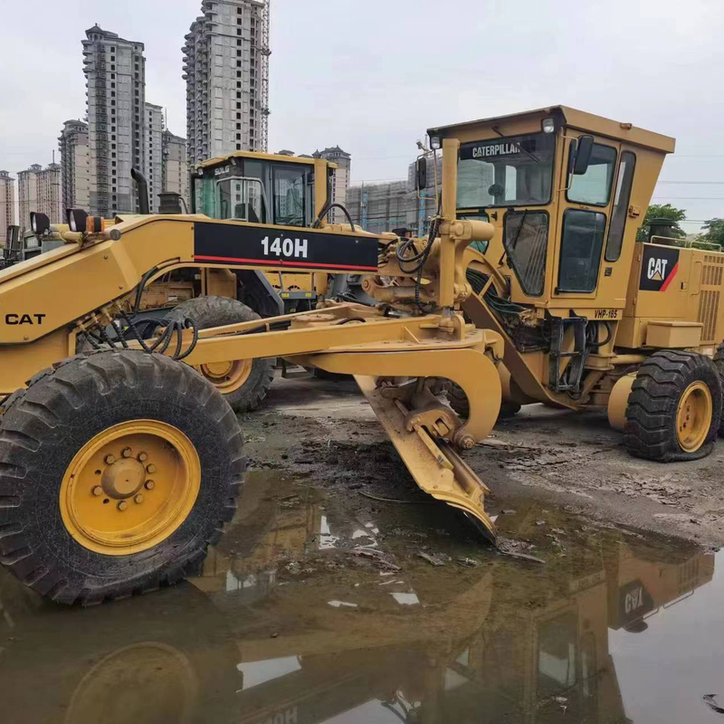Yangdong motor gebruikt CAT 140H 140G Motor Grader 20000 KG voor uw bouwbehoeften
